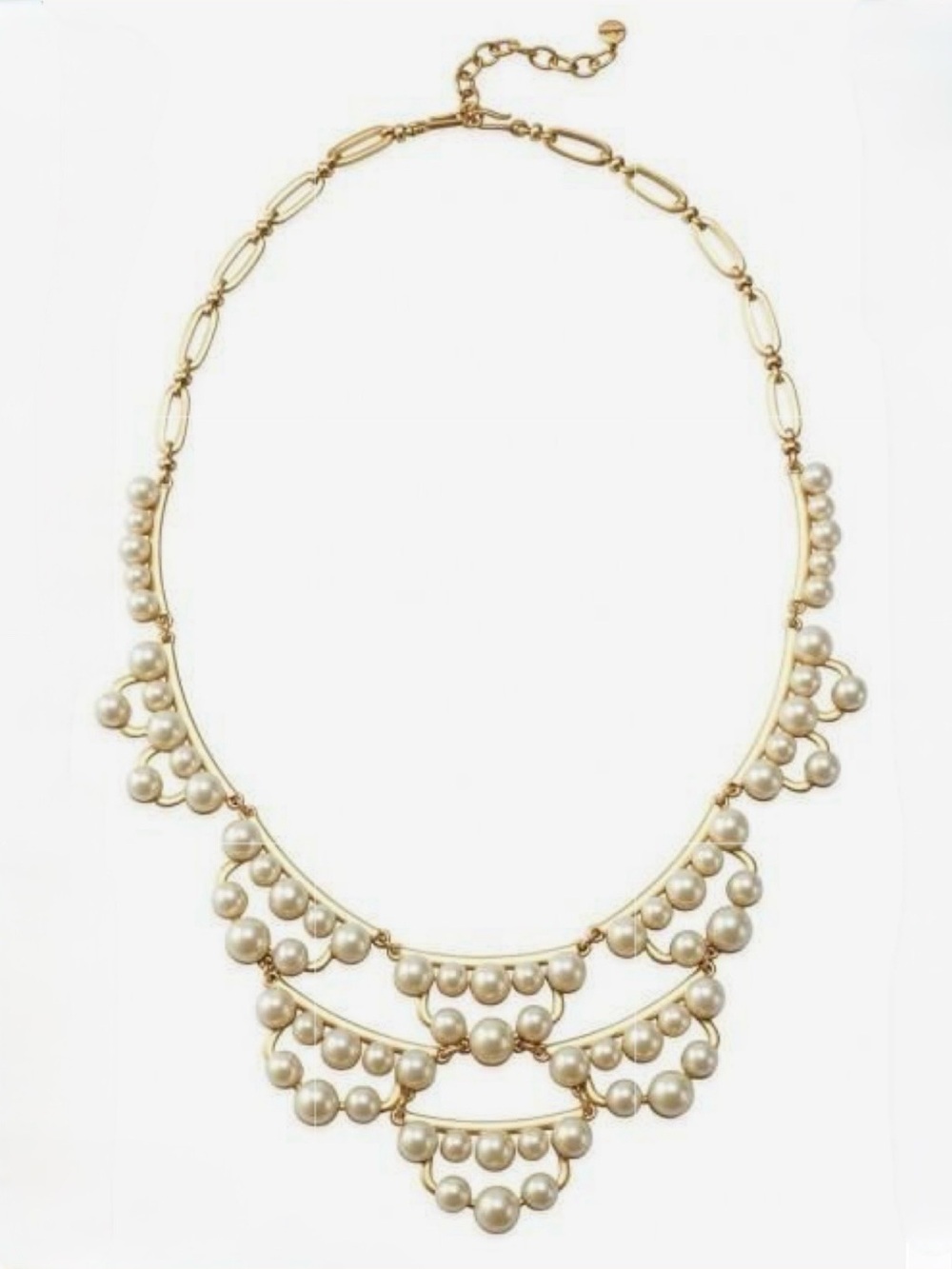 Vintage Stella & Dot Frances Pearl Necklace